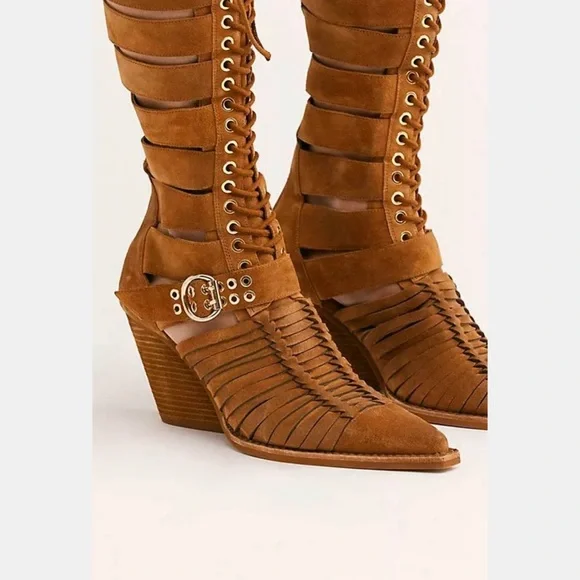 Free People x Jeffrey Campbell Beckette Knee Boots - Picture 4 of 4